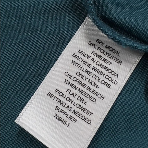 A.N.A•Teal Blue/Green•TankTop•KnotTie in front• Size Lg• Pre-loved• EUC - Picture 5 of 7